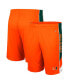 ფოტო #2 პროდუქტის Big Boys Orange Miami Hurricanes Pool Side Shorts