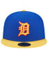 ფოტო #3 პროდუქტის Men's Royal, Yellow Detroit Tigers Empire 59FIFTY Fitted Hat