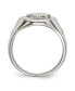 ფოტო #2 პროდუქტის Stainless Steel Polished Sterling Silver Praying Hands Ring