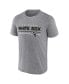 Men's Heathered Gray Chicago White Sox Durable Goods Synthetic T-shirt
