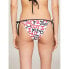 Фото #2 товара TOMMY HILFIGER Cheeky String Side Tie Print Tie Side Bikini Bottom