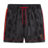 Фото #1 товара Puma Hoops Mesh Basketball Shorts X Cheetah Mens Black, Grey Casual Athletic Bot