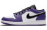 Кроссовки Jordan Air Jordan 1 Low "Court Purple" GS 553560-500 40 - фото #1