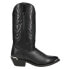 Фото #2 товара Laredo Atlanta Croc Pointed Toe Cowboy Mens Black Dress Boots 68085