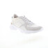 Фото #3 товара French Connection Imani FC7213L Mens White Mesh Lifestyle Sneakers Shoes
