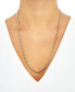 Cuban Link 22" Chain Necklace in Sterling Silver or 18k Gold-Plated Over Sterling Silver