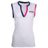 Diadora Icon Tennis V Neck Athletic Tank Top Womens White Casual Athletic 17911