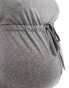 Mamalicious Maternity jersey tie waist jumpsuit in charcoal melange