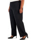 ფოტო #3 პროდუქტის Plus Size Pull-On Stretch Crepe Pants