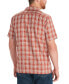 Men's Eldridge Classic Plaid Button-Up Short-Sleeve Shirt