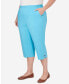 Фото #5 товара Plus Size Summer Breeze Capri Pants with Hem Detail