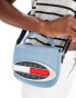 Tommy Jeans origin crossbody bag in light blue denim