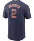 Фото #1 товара Men's Alex Bregman Houston Astros Name and Number Player T-Shirt