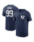 Фото #1 товара Nike Men's Aaron Judge Navy New York Yankees Fuse Name Number T-Shirt