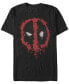 Marvel Men's Deadpool Splatter Icon, Short Sleeve T-Shirt Черный, S - фото #1