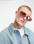 Фото #1 товара Le Specs slaptrash festival sunglasses with blue lens in orange