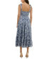 ფოტო #2 პროდუქტის Juniors' Sweetheart-Neck Tie-Strap Tiered Dress