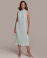 Фото #1 товара Women's Pleated Sleeveless A-Line Dress