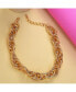 ფოტო #3 პროდუქტის Women's Gold Metallic Chain-link Necklace