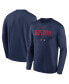 Фото #2 товара Men's Navy Boston Red Sox Authentic Collection Team Logo Legend Performance Long Sleeve T-shirt