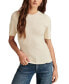 ფოტო #1 პროდუქტის Women's Crewneck Short-Sleeve T-Shirt Sweater