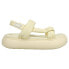 Фото #2 товара Puma Suede Mayu Summer Platform Womens Off White Casual Sandals 383379-03