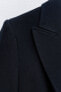 Фото #8 товара Двубортный пиджак приталенного кроя ZARA