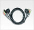 ATEN DVI-D USB KVM Cable 5m - 5 m - DVI-D - Black - USB Type-A/3.5mm/DVI-D - USB Type-B/3.5mm/DVI-D - Male