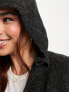 Vero Moda hooded cardigan in black