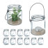 Windlicht Glas 12er Set