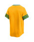 ფოტო #3 პროდუქტის Men's Gold Oakland Athletics Cooperstown Collection Limited Jersey