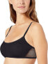 Фото #2 товара OnGossamer Women's 249423 Sporty Bralette Breathable Mesh Sides Underwear Size L
