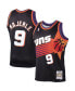 Фото #2 товара Men's Dan Majerle Black Phoenix Suns 1994-95 Hardwood Classics Swingman Player Jersey