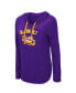 Фото #3 товара Women's Purple LSU Tigers My Lover Lightweight Hooded Long Sleeve T-shirt