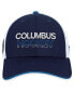 Men's Navy Columbus Blue Jackets Authentic Pro Alternate Jersey Trucker Adjustable Hat