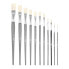 MILAN Polybag 6 Flat Chungking Bristle Paintbrushes Series 501 Nº 4