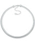 Anne Klein silver-Tone Omega Chain Collar Necklace, 16" + 3" extender