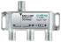 axing BAB 2-24P - Cable splitter - 5 - 1218 MHz - Grey - A - 24 dB - F