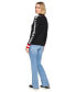 Фото #2 товара Women's Mock-Neck Logo Sweater