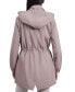ფოტო #2 პროდუქტის Women's Water-Resistant Hooded Anorak Coat