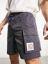 Фото #1 товара Fila Henry shorts with cargo pockets in dark grey