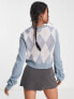 Фото #2 товара Noisy May argyle cardigan in baby blue