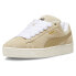 Фото #2 товара Puma Suede Xl Lace Up Mens Beige Sneakers Casual Shoes 39520505
