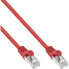 Фото #2 товара InLine Patch Cable SF/UTP Cat.5e red 0.5m