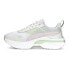 Фото #3 товара Puma Kosmo Rider Pop Lace Up Womens White Sneakers Casual Shoes 38489306