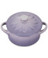 Stoneware 8 oz. Flower Mini Cocotte with Lid