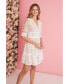 Фото #7 товара Women's V-Neck Lace Embroidery Dress