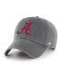 Фото #1 товара Men's Charcoal Alabama Crimson Tide 2024 NCAA Basketball Tournament March Madness Final Four Regional Champions Clean Up Adjustable Hat