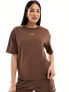 Фото #1 товара Hugo Bodywear shuffle t-shirt in brown