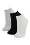 Фото #1 товара Носки Defacto 3-in-1 Cotton Socks